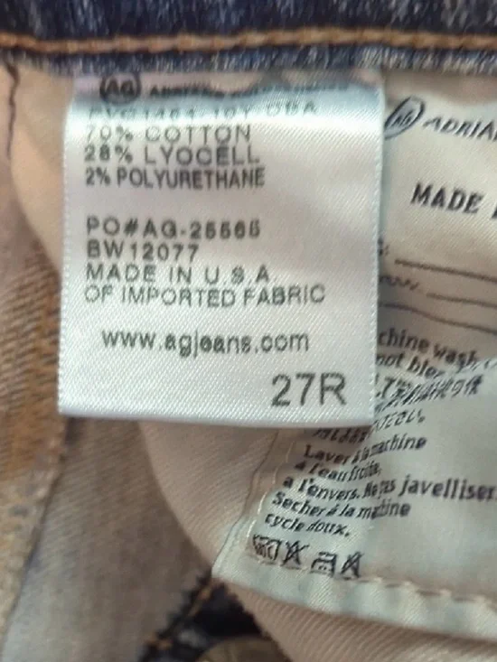 AG Adriano Goldschmied “The Beau” Slouchy Skinny Jeans 27/4 - Picture 3 of 8